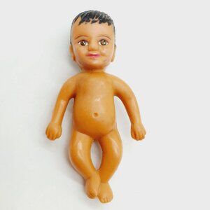 Kid Kore Native American Baby Doll 2.5” Ethnic Dollhouse Doll 1994